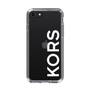 スリムプロテクションケース［ MICHAEL KORS - Logo - White ］
