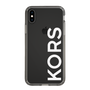 スリムプロテクションケース［ MICHAEL KORS - Logo - White ］