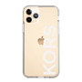 スリムプロテクションケース［ MICHAEL KORS - Logo - White ］