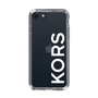 スリムプロテクションケース［ MICHAEL KORS - Logo - White ］