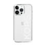 スリムプロテクションケース［ MICHAEL KORS - Logo - White ］