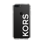 スリムプロテクションケース［ MICHAEL KORS - Logo - White ］