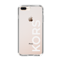 スリムプロテクションケース［ MICHAEL KORS - Logo - White ］