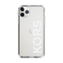 スリムプロテクションケース［ MICHAEL KORS - Logo - White ］