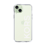 スリムプロテクションケース［ MICHAEL KORS - Logo - White ］