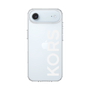 スリムプロテクションケース［ MICHAEL KORS - Logo - White ］