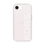 スリムプロテクションケース［ MICHAEL KORS - Logo - White ］