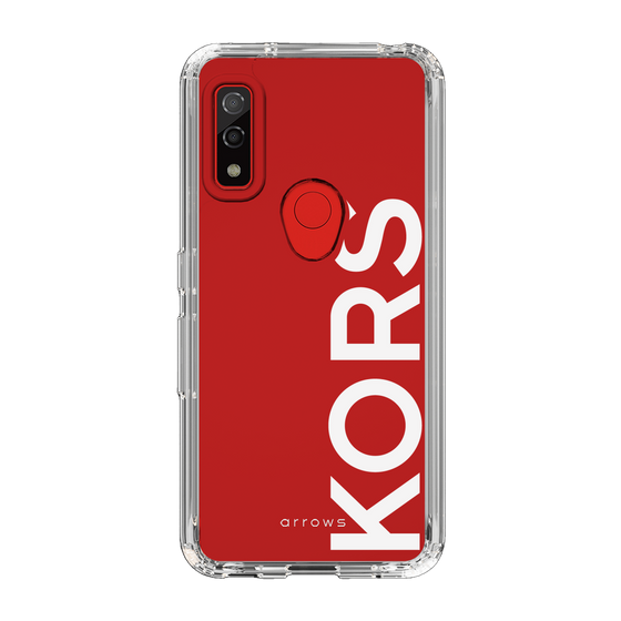スリムプロテクションケース［ MICHAEL KORS - Logo - White ］