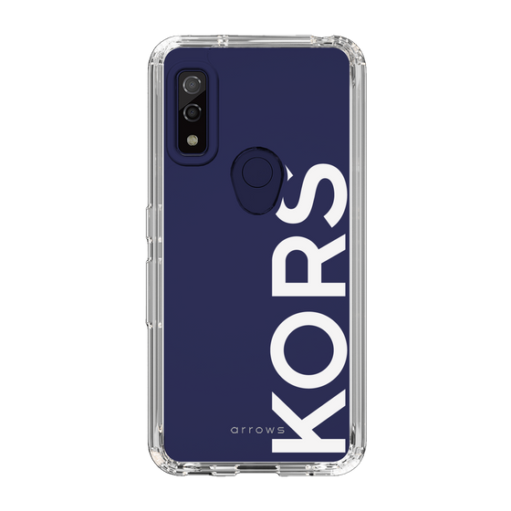 スリムプロテクションケース［ MICHAEL KORS - Logo - White ］