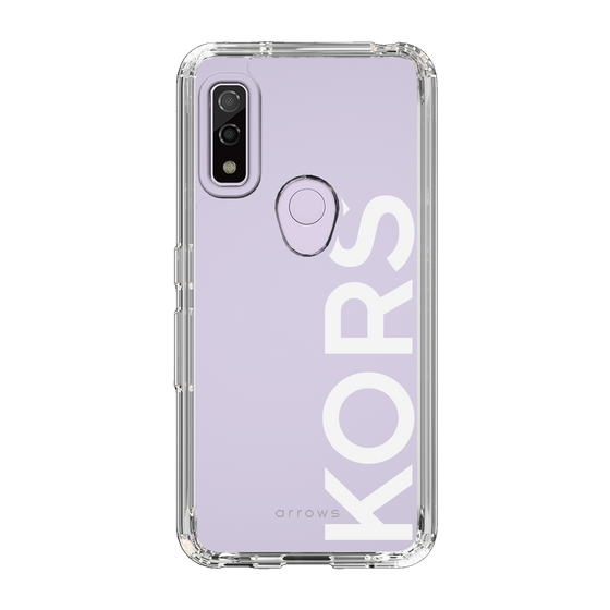 スリムプロテクションケース［ MICHAEL KORS - Logo - White ］