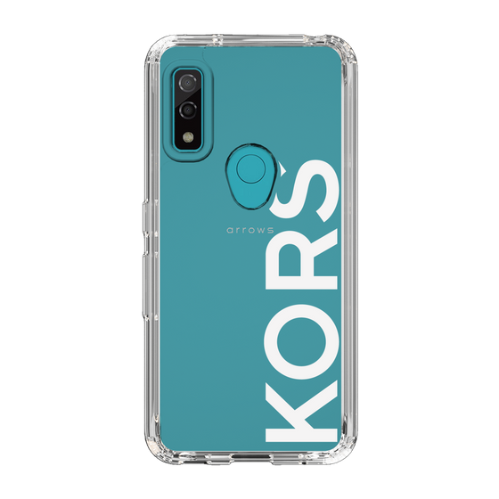 スリムプロテクションケース［ MICHAEL KORS - Logo - White ］