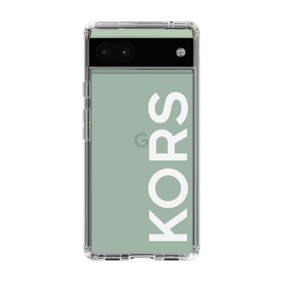 スリムプロテクションケース［ MICHAEL KORS - Logo - White ］