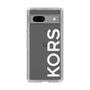 スリムプロテクションケース［ MICHAEL KORS - Logo - White ］