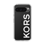スリムプロテクションケース［ MICHAEL KORS - Logo - White ］