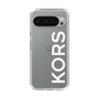 スリムプロテクションケース［ MICHAEL KORS - Logo - White ］