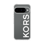 スリムプロテクションケース［ MICHAEL KORS - Logo - White ］