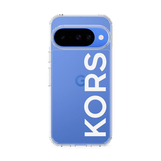 スリムプロテクションケース［ MICHAEL KORS - Logo - White ］