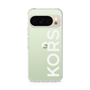 スリムプロテクションケース［ MICHAEL KORS - Logo - White ］