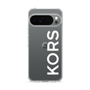 スリムプロテクションケース［ MICHAEL KORS - Logo - White ］