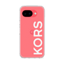 スリムプロテクションケース［ MICHAEL KORS - Logo - White ］