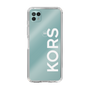 スリムプロテクションケース［ MICHAEL KORS - Logo - White ］