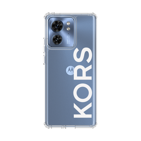 スリムプロテクションケース［ MICHAEL KORS - Logo - White ］