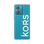 スリムプロテクションケース［ MICHAEL KORS - Logo - White ］
