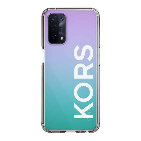 スリムプロテクションケース［ MICHAEL KORS - Logo - White ］