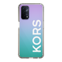 スリムプロテクションケース［ MICHAEL KORS - Logo - White ］