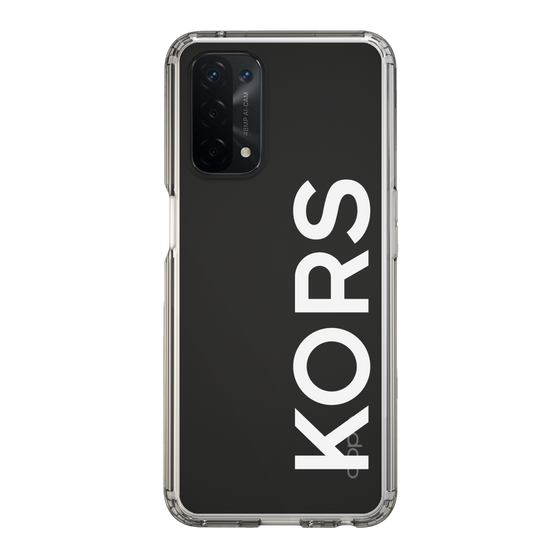 スリムプロテクションケース［ MICHAEL KORS - Logo - White ］