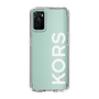 スリムプロテクションケース［ MICHAEL KORS - Logo - White ］