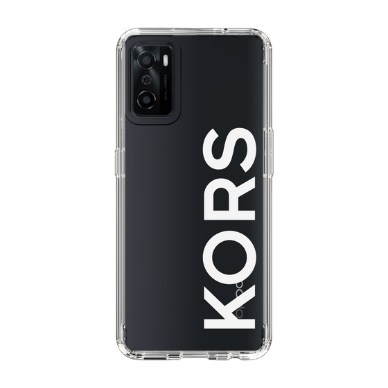 スリムプロテクションケース［ MICHAEL KORS - Logo - White ］