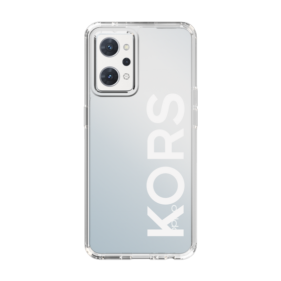 スリムプロテクションケース［ MICHAEL KORS - Logo - White ］