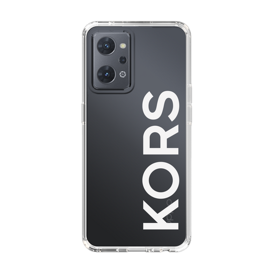スリムプロテクションケース［ MICHAEL KORS - Logo - White ］