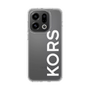 スリムプロテクションケース［ MICHAEL KORS - Logo - White ］