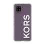 スリムプロテクションケース［ MICHAEL KORS - Logo - White ］