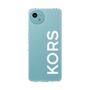 スリムプロテクションケース［ MICHAEL KORS - Logo - White ］
