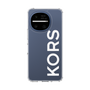 スリムプロテクションケース［ MICHAEL KORS - Logo - White ］