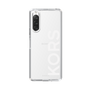 スリムプロテクションケース［ MICHAEL KORS - Logo - White ］