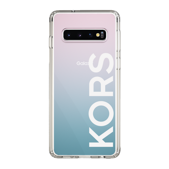 スリムプロテクションケース［ MICHAEL KORS - Logo - White ］