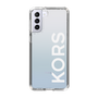 スリムプロテクションケース［ MICHAEL KORS - Logo - White ］