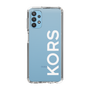 スリムプロテクションケース［ MICHAEL KORS - Logo - White ］