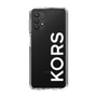 スリムプロテクションケース［ MICHAEL KORS - Logo - White ］