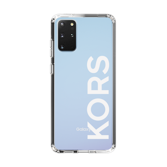スリムプロテクションケース［ MICHAEL KORS - Logo - White ］