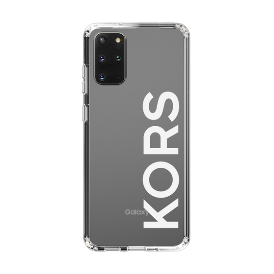 スリムプロテクションケース［ MICHAEL KORS - Logo - White ］