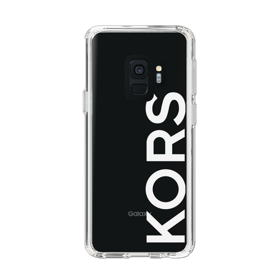 スリムプロテクションケース［ MICHAEL KORS - Logo - White ］