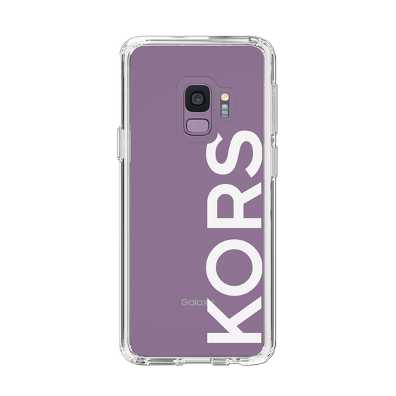 スリムプロテクションケース［ MICHAEL KORS - Logo - White ］