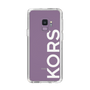 スリムプロテクションケース［ MICHAEL KORS - Logo - White ］