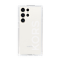 スリムプロテクションケース［ MICHAEL KORS - Logo - White ］