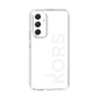 スリムプロテクションケース［ MICHAEL KORS - Logo - White ］